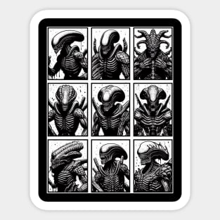 ALIEN Xenomorph Artwork Sticker